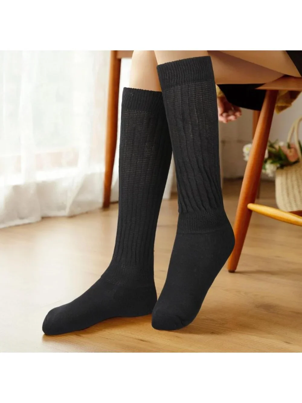 30 Pairs Slouch Socks for Women & Teens - Scrunch Boot Socks, Size 9-11, Bulk